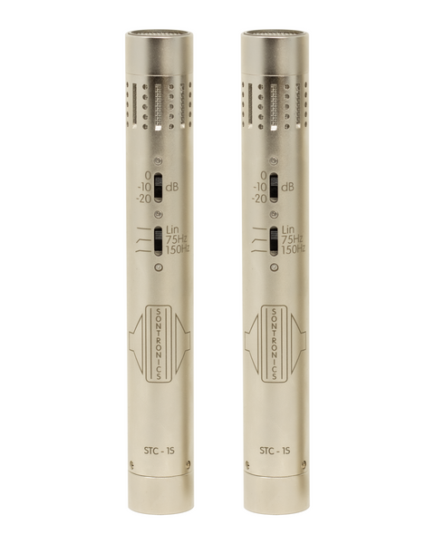 Sontronics STC-1S - Matched Stereo Pair of Condenser Microphones