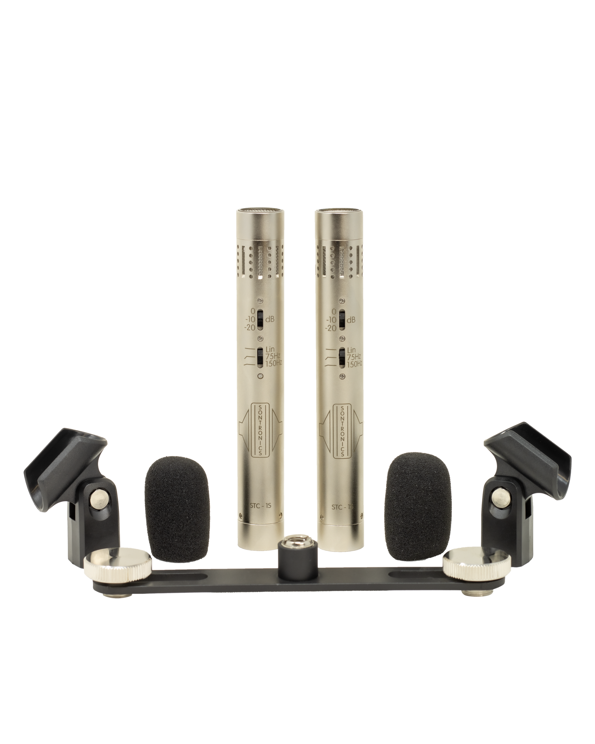 SONTRONICS（ソントロニクス） STC-1S & ステレオバー Sontronics STC-1S - Matched Stereo Pair of Condenser Microphones